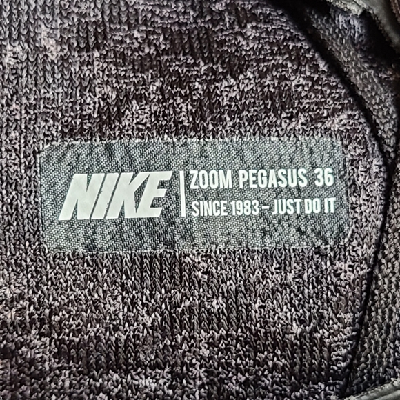 Nike Air Zoom Pegasus 36 Running Shoes Black White MEN size 10 main image 6